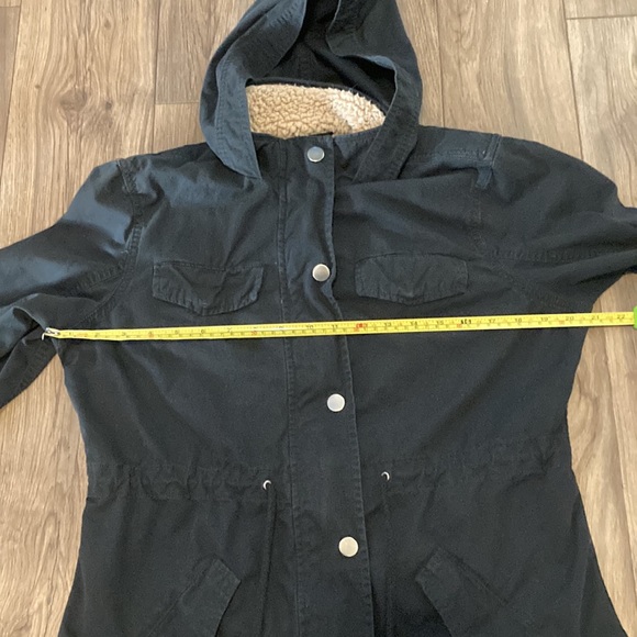 Ladies Medium Kismet (Bootlegger) 100% Cotton Coat Navy Blue - Picture 7 of 14